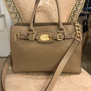 New Michael Kors Leather Handbag Large